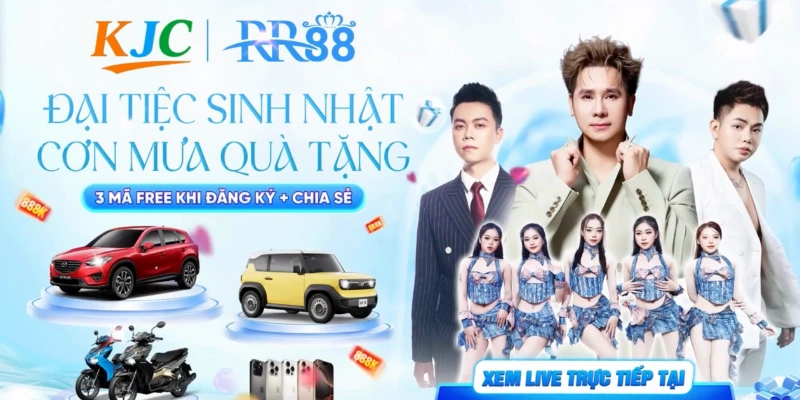 Sinh Nhật RR88 - Đại Tiệc Tri Ân Ngập Tràn Quà Tặng Giá Trị